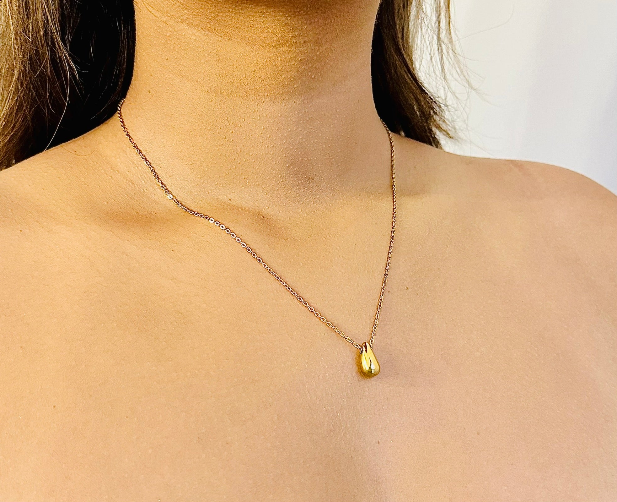 Golden Drop Necklace