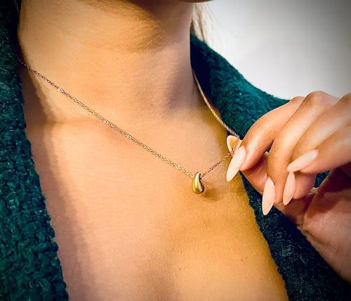 Golden Drop Necklace
