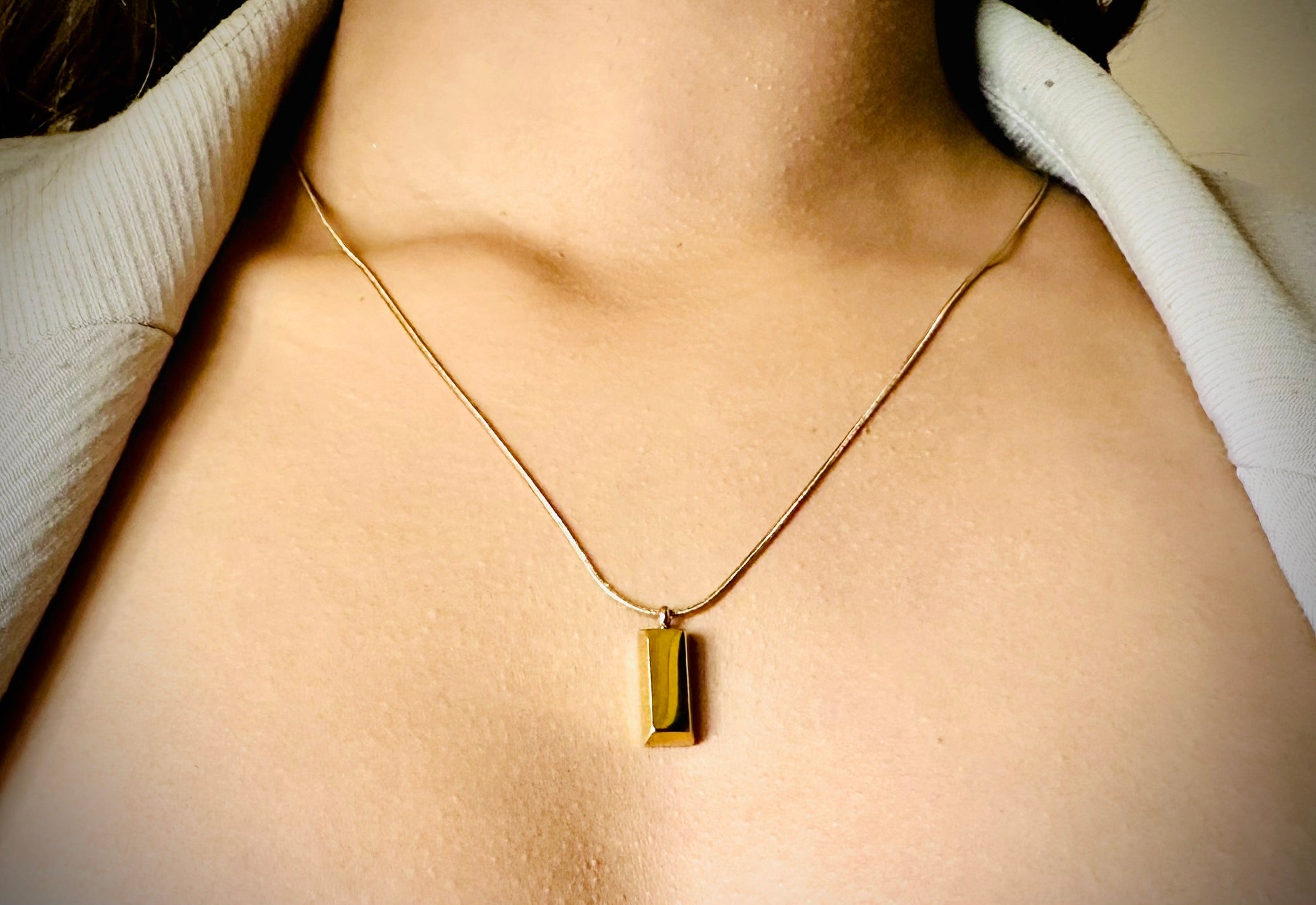 Golden Bar Necklace