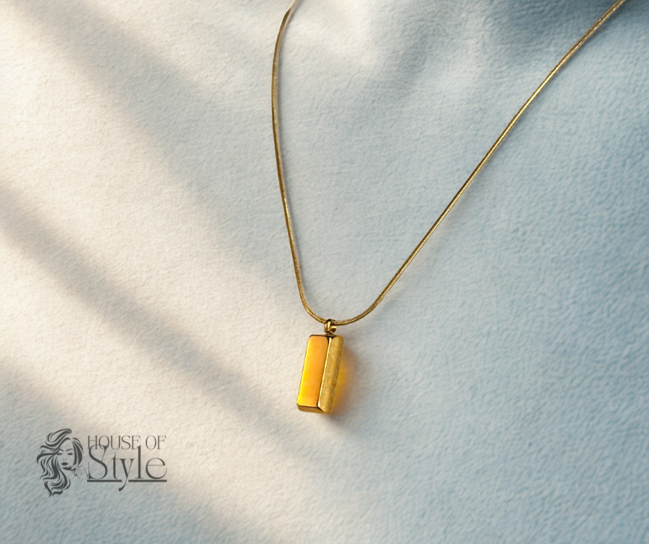 Golden Bar Necklace
