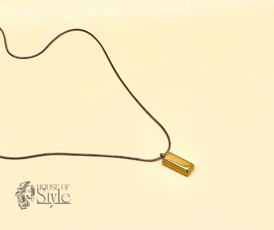 Golden Bar Necklace