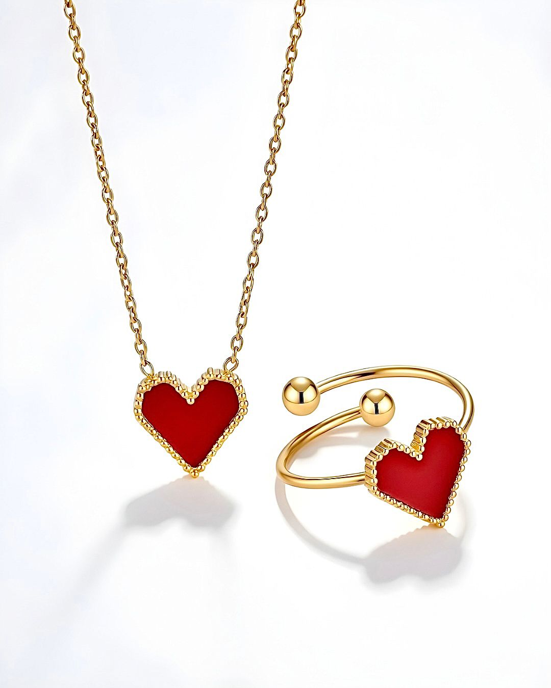 Hot Red Heart Set