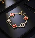 Bling Clover Gold/Red